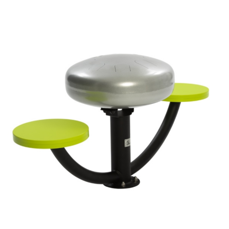 Instrument muzical Toba Handpan Duet, cu bete incluse, pentru spatii de joaca de exterior, cu prindere pe beton - imagine 7
